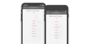 Darren Lyons - mobile navigation
